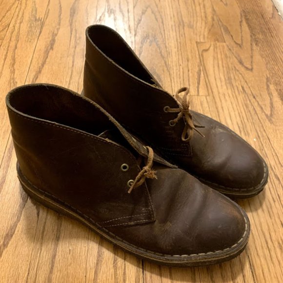 Women's Clarks Desert Boot Beeswax - Picture 8 of 9